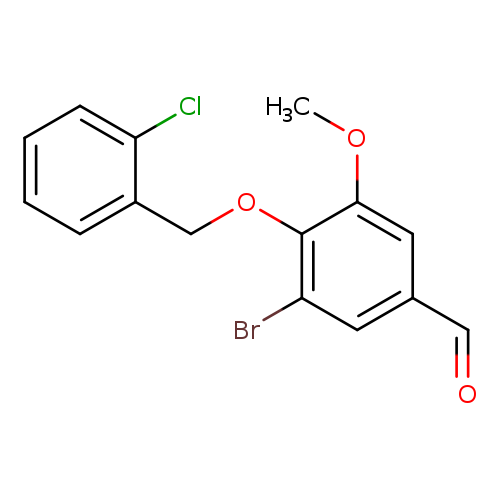 3-Bromo-4-[(2-chlorobenzyl)oxy]-5-methoxybenzaldehyde