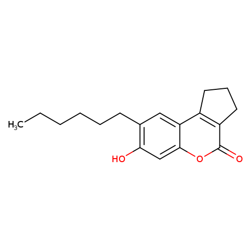 8-Hexyl-7-hydroxy-2,3-dihydrocyclopenta[c]chromen-4(1h)-one
