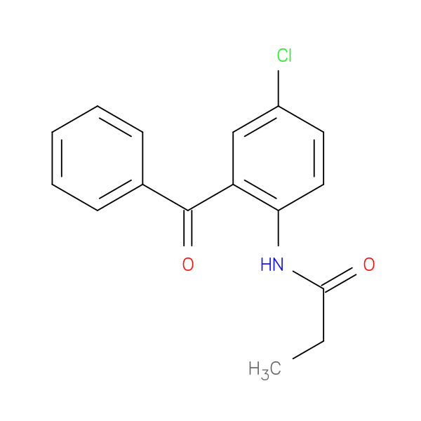 Propanamide, N-(2-benzoyl-4-chlorophenyl)-