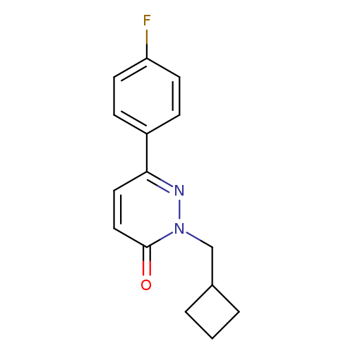 2-(cyclobutylmethyl)-6-(4-fluorophenyl)-2,3-dihydropyridazin-3-one