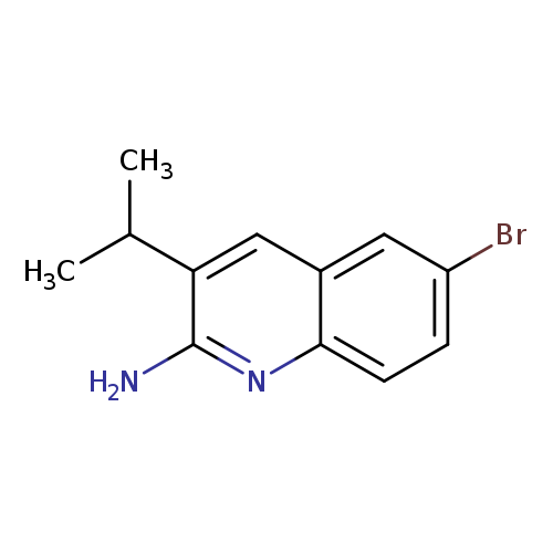 6-bromo-3-(propan-2-yl)quinolin-2-amine