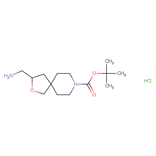 tert-butyl 3-(aminomethyl)-2-oxa-8-azaspiro[4.5]decane-8-carboxylate hydrochloride