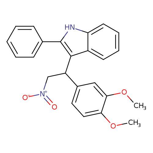 3-[1-(3,4-dimethoxyphenyl)-2-nitroethyl]-2-phenyl-1H-indole