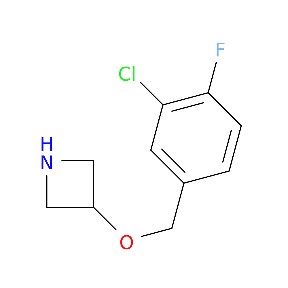 3-[(3-Chloro-4-fluorobenzyl)oxy]azetidine