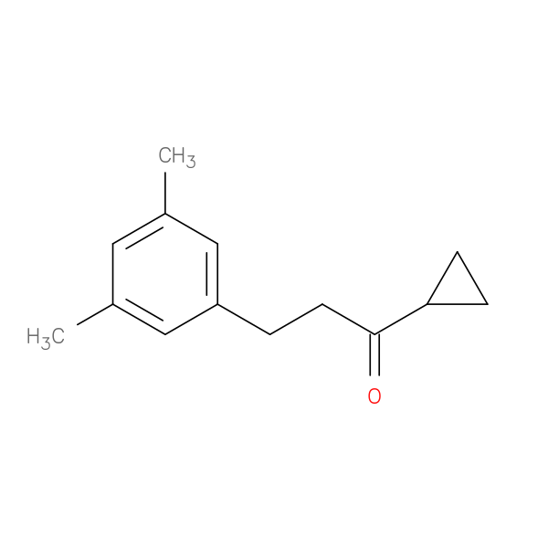 Cyclopropyl 2-(3,5-dimethylphenyl)ethyl ketone