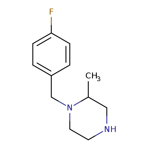 1-[(4-fluorophenyl)methyl]-2-methylpiperazine
