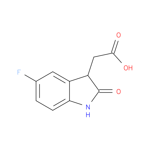 2-(5-Fluoro-2-oxoindolin-3-yl)acetic acid