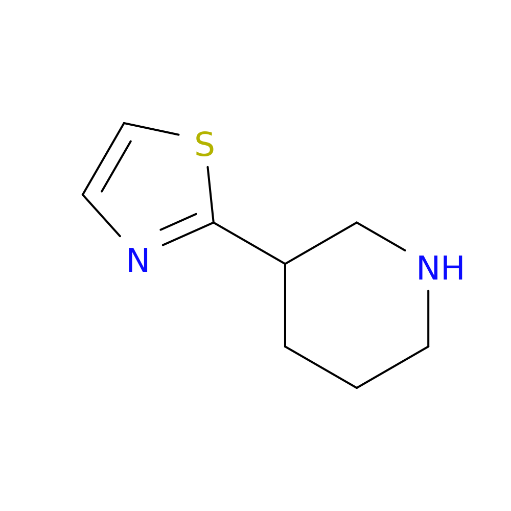 3-(1,3-Thiazol-2-yl)piperidine hydrochloride