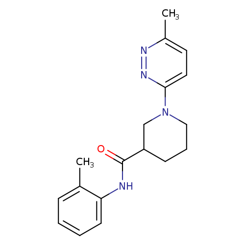 N-(2-methylphenyl)-1-(6-methylpyridazin-3-yl)piperidine-3-carboxamide