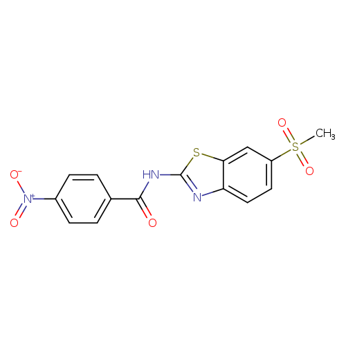 N-(6-methanesulfonyl-1,3-benzothiazol-2-yl)-4-nitrobenzamide