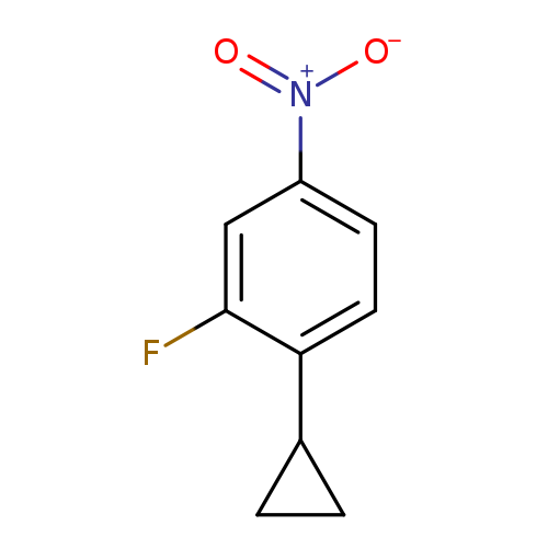 1-Cyclopropyl-2-fluoro-4-nitrobenzene