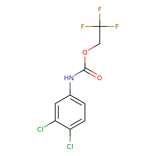 2,2,2-Trifluoroethyl 3,4-dichlorophenylcarbamate