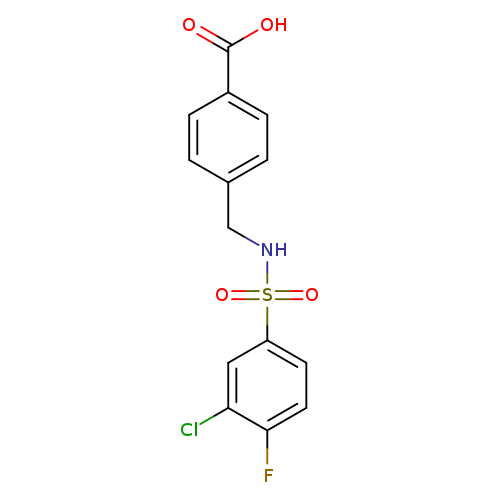 Benzoicacid, 4-[[[(3-chloro-4-fluorophenyl)sulfonyl]amino]methyl]-