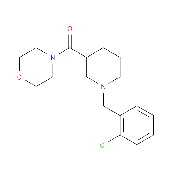 4-{1-[(2-chlorophenyl)methyl]piperidine-3-carbonyl}morpholine