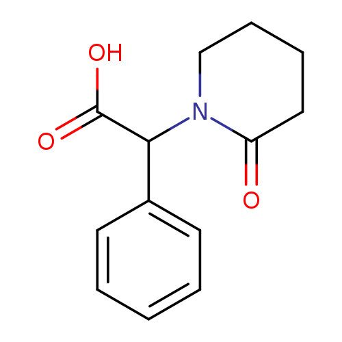 1-Piperidineacetic  acid,  2-oxo--alpha--phenyl-