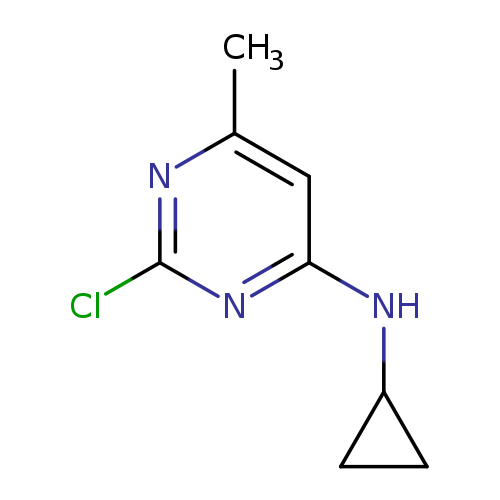 4-Pyrimidinamine, 2-chloro-N-cyclopropyl-6-methyl-
