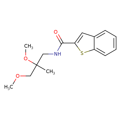 N-(2,3-dimethoxy-2-methylpropyl)-1-benzothiophene-2-carboxamide