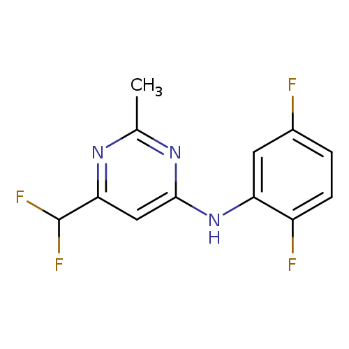 6-(difluoromethyl)-N-(2,5-difluorophenyl)-2-methylpyrimidin-4-amine