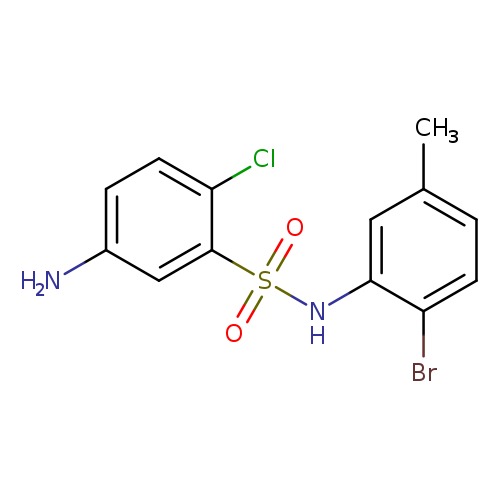 5-amino-N-(2-bromo-5-methylphenyl)-2-chlorobenzene-1-sulfonamide