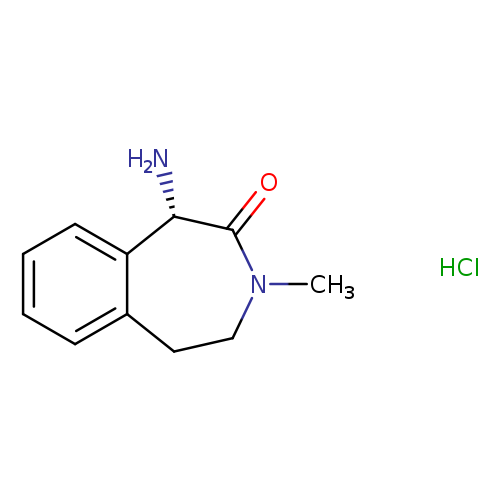 2H-3-Benzazepin-2-one, 1-amino-1,3,4,5-tetrahydro-3-methyl-, hydrochloride (1