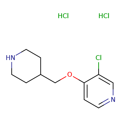3-chloro-4-[(piperidin-4-yl)methoxy]pyridine dihydrochloride