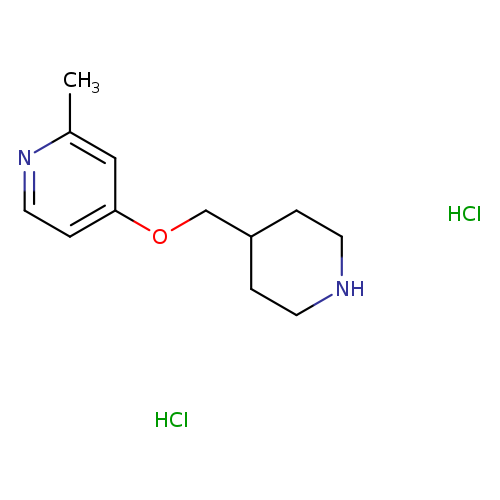 2-methyl-4-[(piperidin-4-yl)methoxy]pyridine dihydrochloride