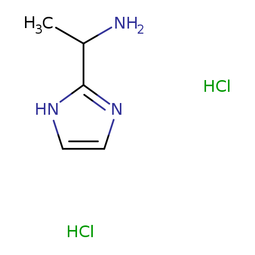 1H-Imidazole-2-methanamine, α-methyl-, hydrochloride (1:2)