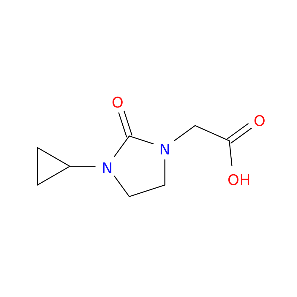 2-(3-Cyclopropyl-2-oxoimidazolidin-1-yl)acetic acid