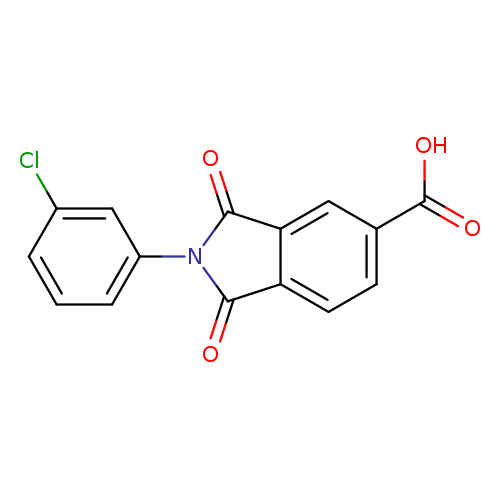 2-(3-Chlorophenyl)-1,3-dioxoisoindoline-5-carboxylic acid