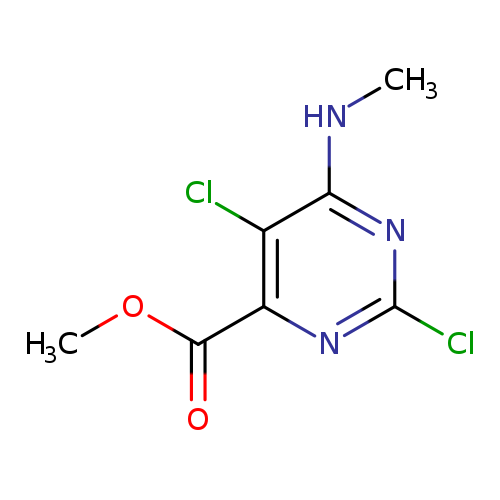 methyl 2,5-dichloro-6-(methylamino)pyrimidine-4-carboxylate