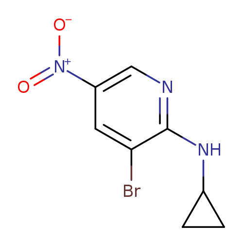 3-Bromo-N-cyclopropyl-5-nitropyridin-2-amine