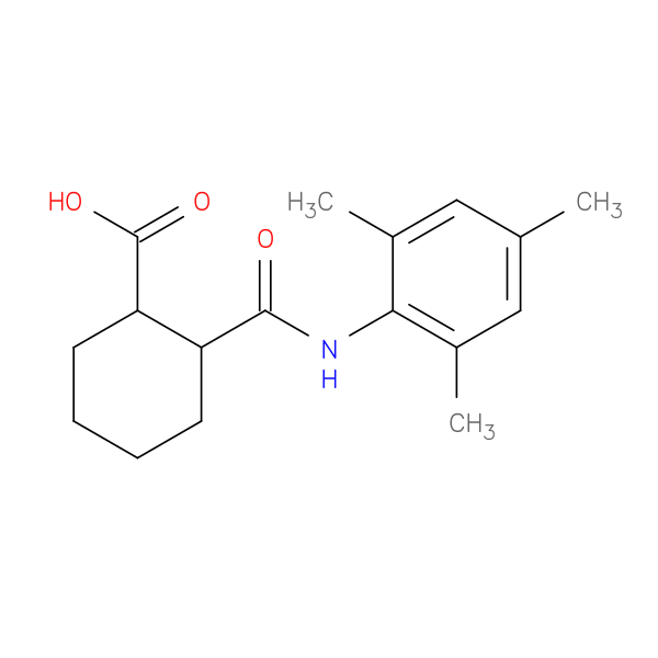 2-[(2,4,6-trimethylphenyl)carbamoyl]cyclohexane-1-carboxylic acid