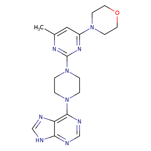 6-{4-[4-methyl-6-(morpholin-4-yl)pyrimidin-2-yl]piperazin-1-yl}-9H-purine