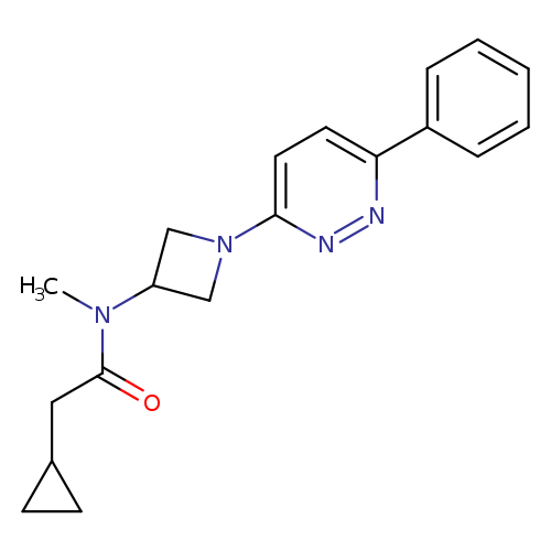 2-cyclopropyl-N-methyl-N-[1-(6-phenylpyridazin-3-yl)azetidin-3-yl]acetamide
