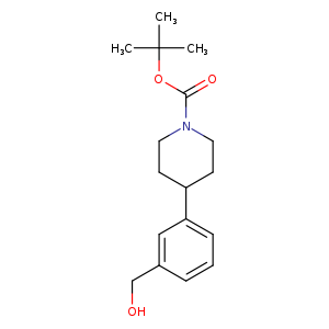 tert-butyl 4-[3-(hydroxymethyl)phenyl]piperidine-1-carboxylate