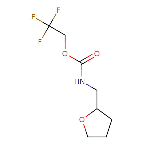 2,2,2-trifluoroethyl N-(oxolan-2-ylmethyl)carbamate