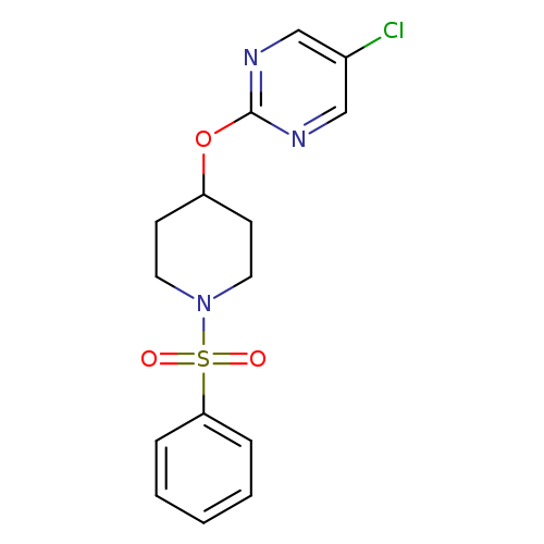 2-{[1-(benzenesulfonyl)piperidin-4-yl]oxy}-5-chloropyrimidine