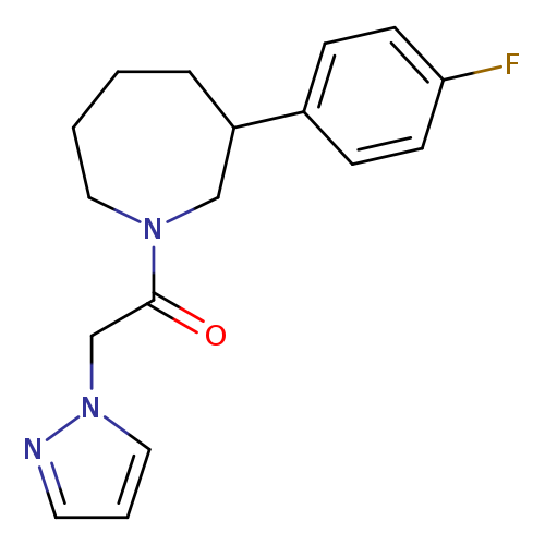 1-[3-(4-fluorophenyl)azepan-1-yl]-2-(1H-pyrazol-1-yl)ethan-1-one