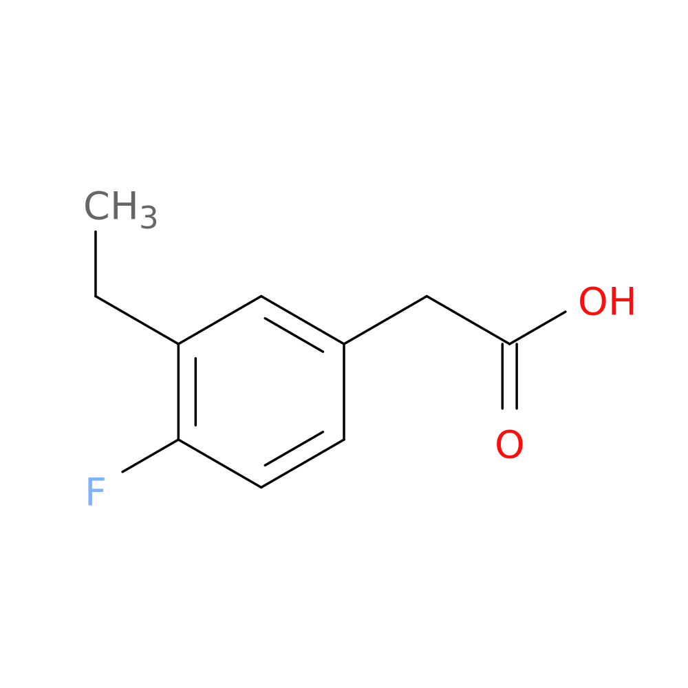 2-(3-ethyl-4-fluorophenyl)acetic acid