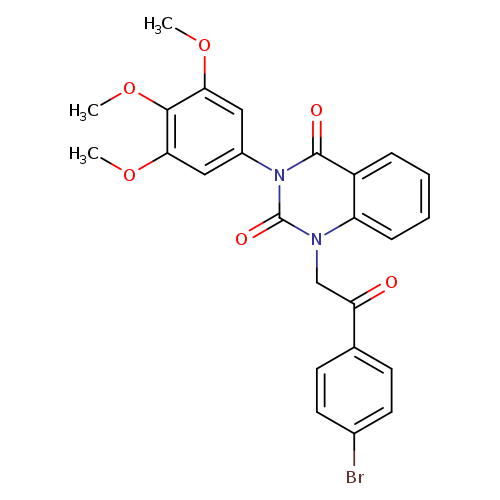 1-[2-(4-bromophenyl)-2-oxoethyl]-3-(3,4,5-trimethoxyphenyl)-1,2,3,4-tetrahydroquinazoline-2,4-dione