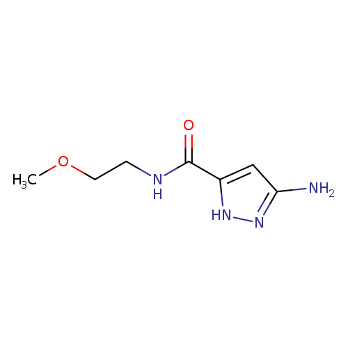 3-Amino-N-(2-methoxyethyl)-1H-pyrazole-5-carboxamide
