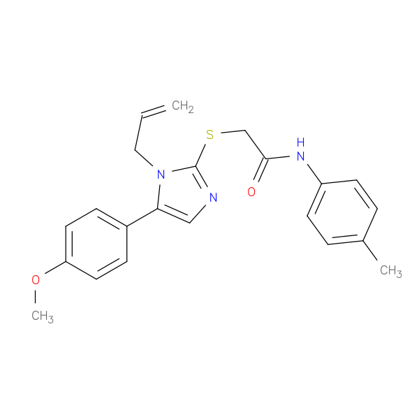 2-{[5-(4-methoxyphenyl)-1-(prop-2-en-1-yl)-1H-imidazol-2-yl]sulfanyl}-N-(4-methylphenyl)acetamide