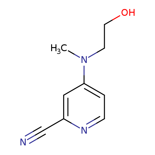 4-[(2-hydroxyethyl)(methyl)amino]pyridine-2-carbonitrile