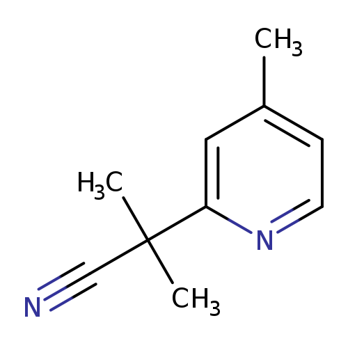 2-Methyl-2-(4-methylpyridin-2-yl)propanenitrile