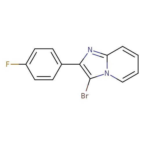 Imidazo[1,2-a]pyridine,3-bromo-2-(4-fluorophenyl)-