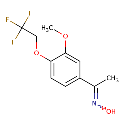 N-{1-[3-methoxy-4-(2,2,2-trifluoroethoxy)phenyl]ethylidene}hydroxylamine