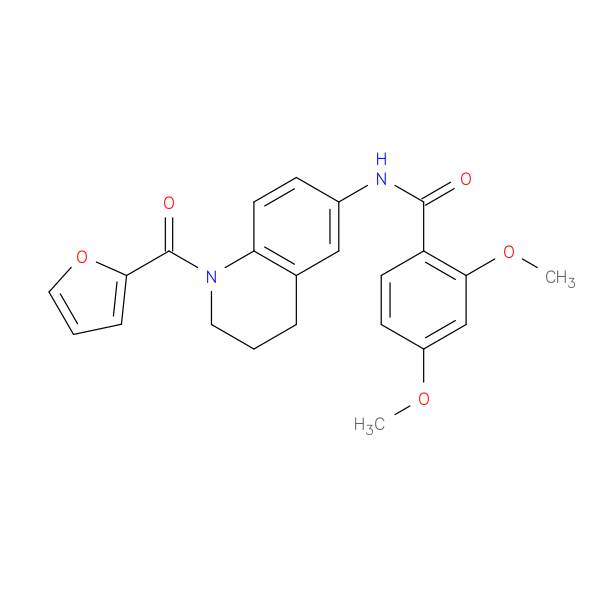 N-[1-(furan-2-carbonyl)-1,2,3,4-tetrahydroquinolin-6-yl]-2,4-dimethoxybenzamide