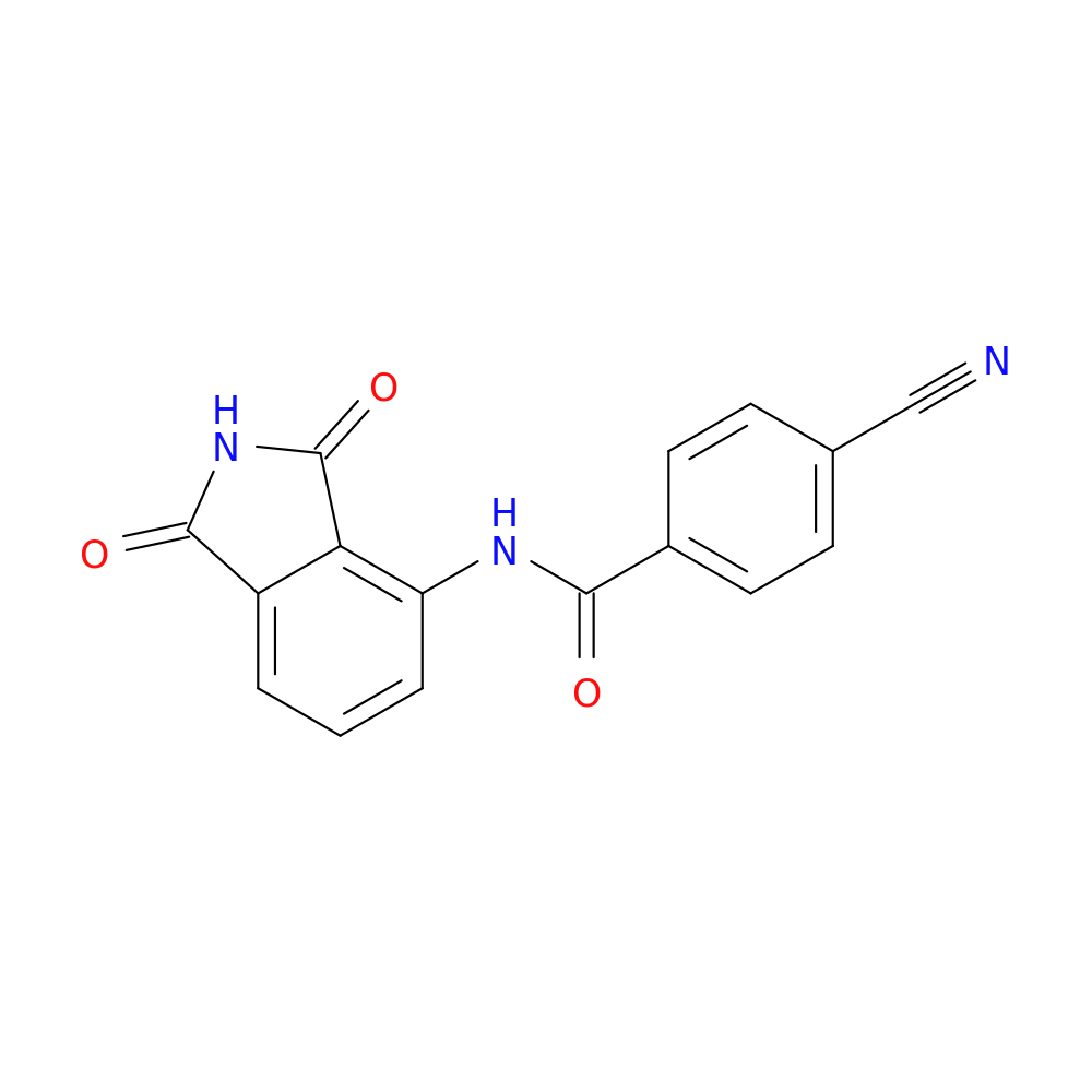 4-cyano-N-(1,3-dioxo-2,3-dihydro-1H-isoindol-4-yl)benzamide