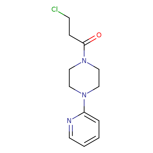 3-chloro-1-[4-(pyridin-2-yl)piperazin-1-yl]propan-1-one