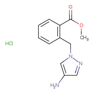 2-(4-Aminopyrazol-1-ylmethyl)benzoic acid methyl ester hydrochloride